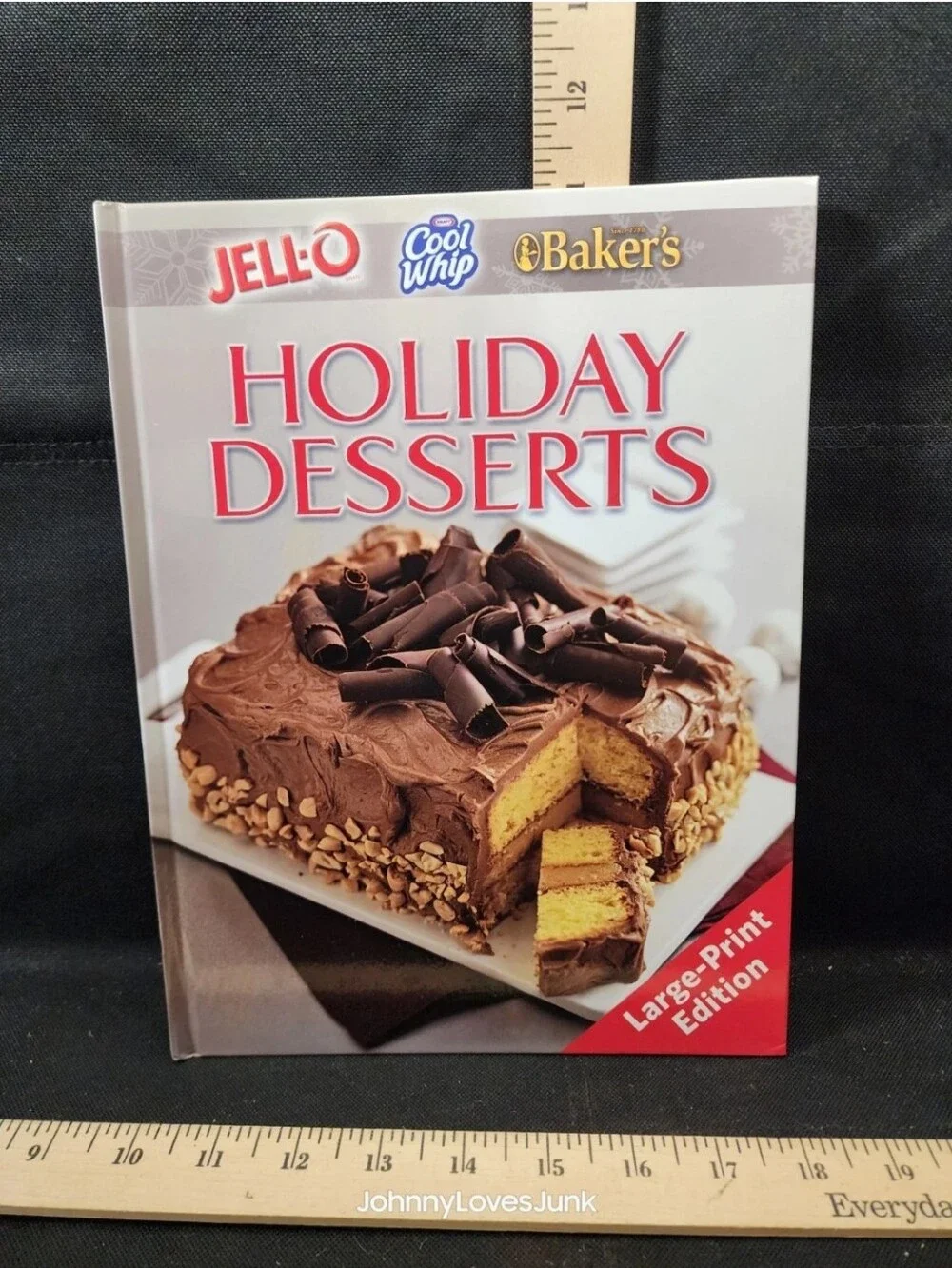 Jello Cool Whip Baker's Chocolate Holiday Desserts Cookbook Complete Used